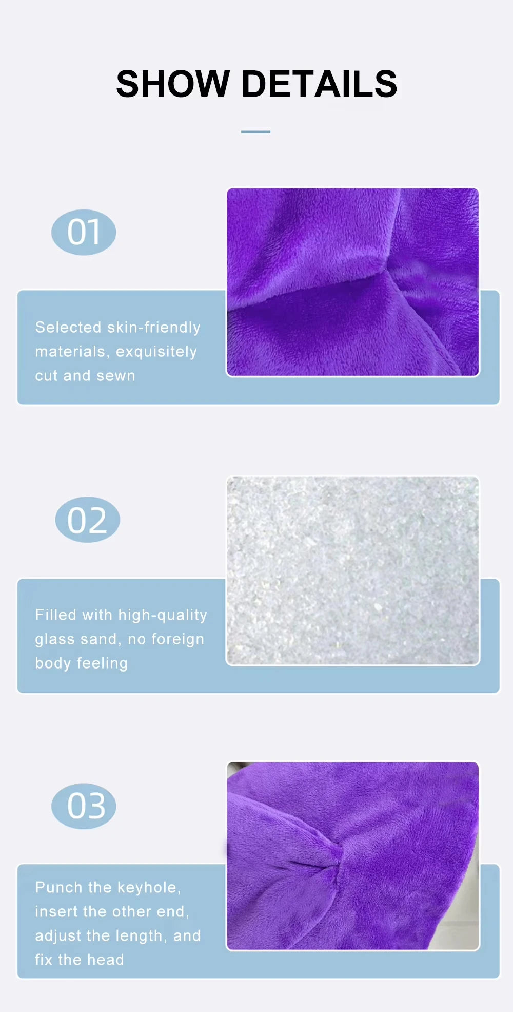 Weighted Gravity Eye Mask for Sleep